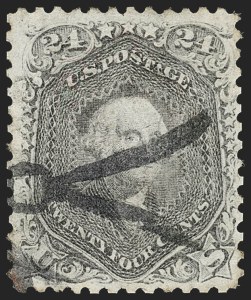 Sale 1192, Lot 193, 1867-68 Grilled Issue (Scott 79-101)