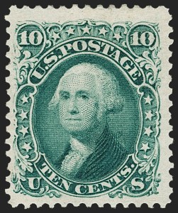 Sale 1192, Lot 203, 1875 Re-Issue of 1861-66 Issue (Scott 102-111)