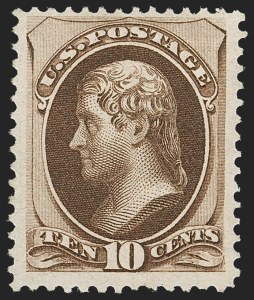 Sale 1192, Lot 261, 1873-75 Continental Bank Note Co. Issue (Scott 156-166, 171)