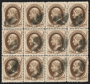 Sale 1192, Lot 267, 1879-88 American Bank Note Co. Issues (Scott 182-218)