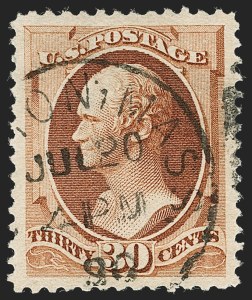 Sale 1192, Lot 284, 1879-88 American Bank Note Co. Issues (Scott 182-218)