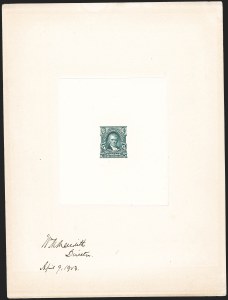 Sale 1192, Lot 38, Essays, Proofs and Specimens