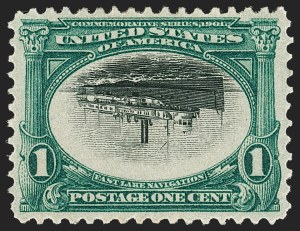 Sale 1192, Lot 382, 1901 Pan-American Issue, Inverts (Scott 294a, 295a, 296a)
