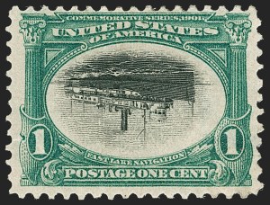 Sale 1192, Lot 384, 1901 Pan-American Issue, Inverts (Scott 294a, 295a, 296a)
