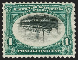 Sale 1192, Lot 385, 1901 Pan-American Issue, Inverts (Scott 294a, 295a, 296a)