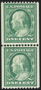Sale 1192, Lot 415, 1908-10 Washington-Franklin Issues (Scott 331-356)