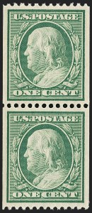 Sale 1192, Lot 416, 1908-10 Washington-Franklin Issues (Scott 331-356)