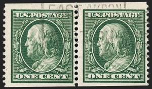 Sale 1192, Lot 425, 1908-10 Washington-Franklin Issues (Scott 331-356)
