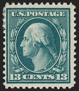 Sale 1192, Lot 446, 1909 Bluish Paper Issue (Scott 357-366)