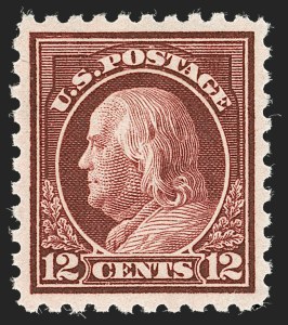 Sale 1192, Lot 489, 1913-15 Washington-Franklin Issues (Scott 424-461)