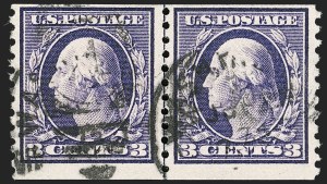 Sale 1192, Lot 503, 1913-15 Washington-Franklin Issues (Scott 424-461)