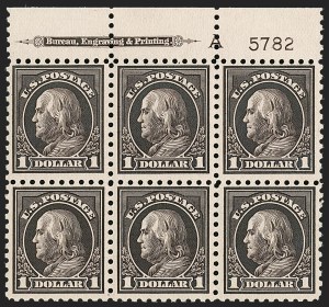 Sale 1192, Lot 527, 1913-15 Washington-Franklin Issues (Scott 424-461)