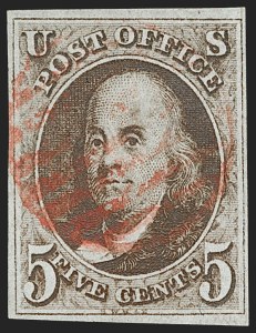 Sale 1192, Lot 55, 1847 Issue (Scott 1-2)