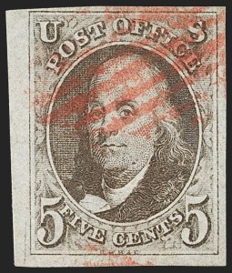 Sale 1192, Lot 57, 1847 Issue (Scott 1-2)
