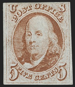 Sale 1192, Lot 58, 1847 Issue (Scott 1-2)