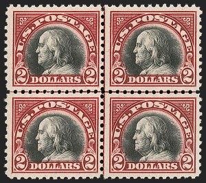 Sale 1192, Lot 605, 1918-22 Offset and Rotary Issues (Scott 525-550)