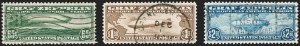 Sale 1192, Lot 666, Air Post, Graf Zeppelin Issue (Scott C13-C15)