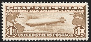 Sale Number 1192, Lot Number 671, Air Post, Graf Zeppelin Issue (Scott C13-C15)