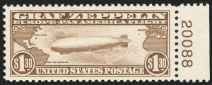 Sale 1192, Lot 674, Air Post, Graf Zeppelin Issue (Scott C13-C15)