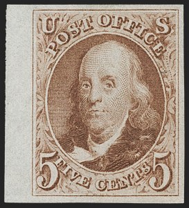 Sale 1192, Lot 68, 1875 Reproduction of 1847 Issue (Scott 3-4)