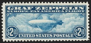 Sale 1192, Lot 685, Air Post, Graf Zeppelin Issue (Scott C13-C15)