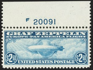 Sale 1192, Lot 688, Air Post, Graf Zeppelin Issue (Scott C13-C15)