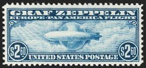 Sale 1192, Lot 689, Air Post, Graf Zeppelin Issue (Scott C13-C15)