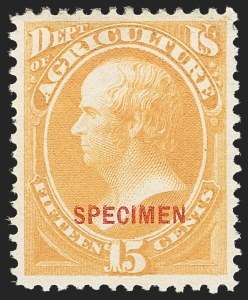 Sale 1192, Lot 742, Official Special Printings