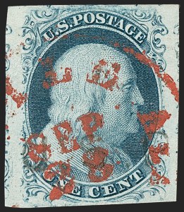 Sale 1192, Lot 75, 1851-56 Issue (Scott 5-17)