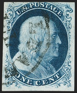 Sale 1192, Lot 77, 1851-56 Issue (Scott 5-17)