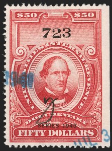 Sale 1192, Lot 782, Revenues