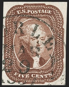 Sale Number 1192, Lot Number 85, 1851-56 Issue (Scott 5-17)