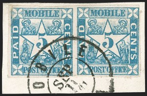 Sale 1192, Lot 874, Confederate States: Postmasters' Provisionals