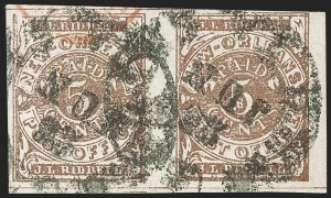 Sale 1192, Lot 878, Confederate States: Postmasters' Provisionals