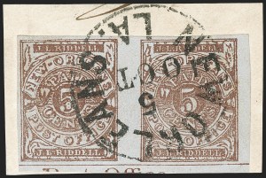 Sale 1192, Lot 879, Confederate States: Postmasters' Provisionals