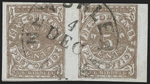 Sale 1192, Lot 880, Confederate States: Postmasters' Provisionals