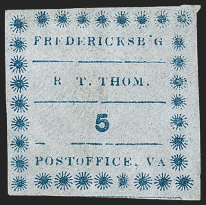 Sale 1192, Lot 884, Confederate States: Postmasters' Provisionals