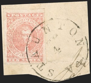 Sale 1192, Lot 906, Confederate States: General Issues off-Cover