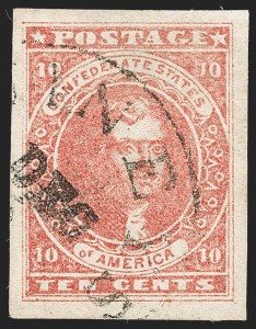 Sale 1192, Lot 907, Confederate States: General Issues off-Cover