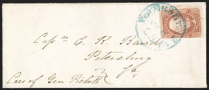 Sale 1192, Lot 958, Confederate States: General Issues on-Cover, Typograph and Engraved Issues
