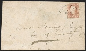 Sale 1192, Lot 960, Confederate States: General Issues on-Cover, Typograph and Engraved Issues