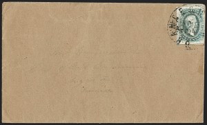 Sale 1192, Lot 963, Confederate States: General Issues on-Cover, Typograph and Engraved Issues