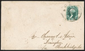 Sale 1192, Lot 968, Confederate States: General Issues on-Cover, Typograph and Engraved Issues