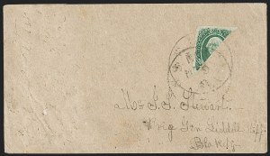 Sale 1192, Lot 970, Confederate States: General Issues on-Cover, Typograph and Engraved Issues