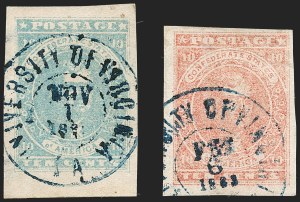 Sale 1192, Lot 972, Confederate States: Virginia College Covers