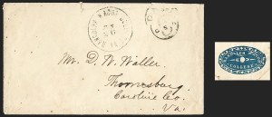 Sale 1192, Lot 977, Confederate States: Virginia College Covers
