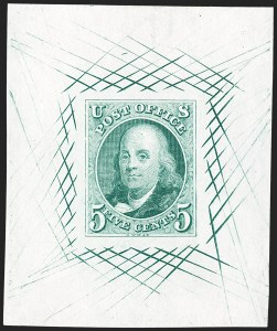 Sale 1197, Lot 1506, 1847 Issue Proofs