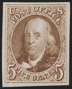 Sale 1197, Lot 1567, 1875 Reproduction of 1847 Issue (Scott 3-4)