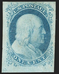 Sale 1197, Lot 1576, 1851-56 Issue (Scott 7-17)
