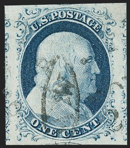 Sale Number 1197, Lot Number 1584, 1851-56 Issue (Scott 7-17)